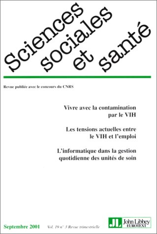 Sciences sociales et santé, n° 3 (2001)
