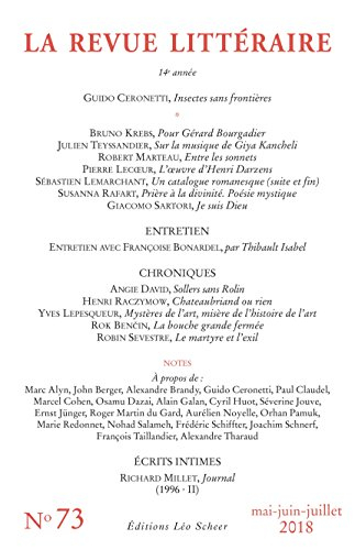 Revue littéraire (La), n° 73