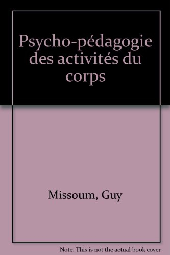 Psychopédagogie des activités du corps