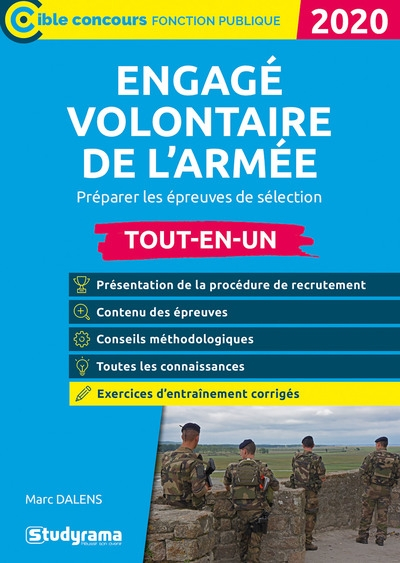 Engagé volontaire de l'armée : préparer les épreuves de sélection, tout-en-un : 2020