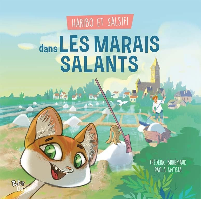 Haribo et Salsifi dans les marais salants