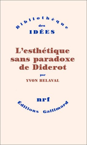 L'esthétique sans paradoxe de Diderot