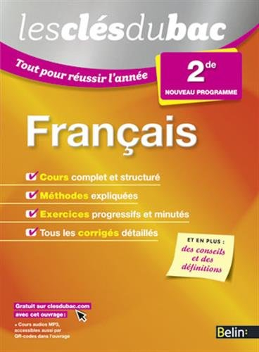 Français 2de : nouveau programme