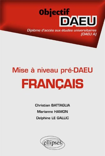 Français : mise à niveau pré-DAEU