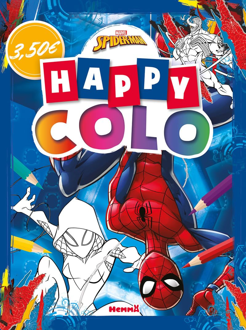 Marvel Spider-Man : Happy colo (Ghost-Spider et Spider-Man)