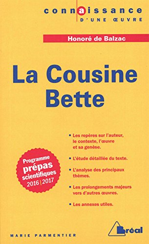 La cousine Bette, Honoré de Balzac