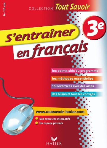 S'entraîner en français : 3e