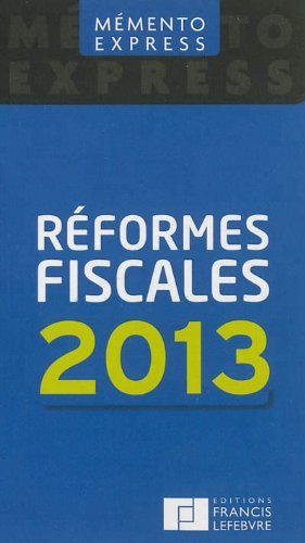 Réformes fiscales 2013