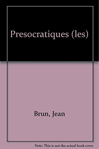 les présocratiques