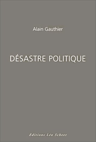 Désastre politique