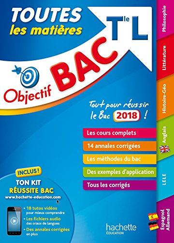 Toutes les matières terminale L : bac 2018