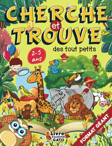 Cherche et Trouve des tout petits géant 2-5 ans: Livre d'activité maternelle moyenne section petite 