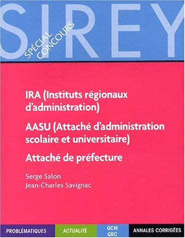 Instituts régionaux d'administration (IRA), attaché d'administration scolaire et universitaire (AASU