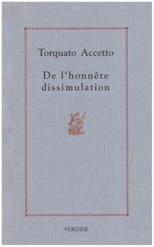 De l'honnête dissimulation