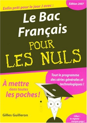 Le bac français pour les nuls