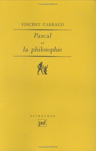 Pascal et la philosophie