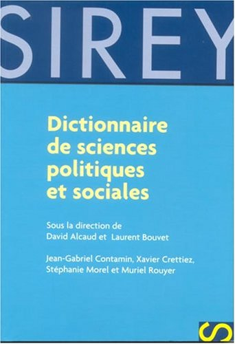 Dictionnaire de sciences politiques et sociales