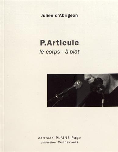 p.articule : le corps - à-plat