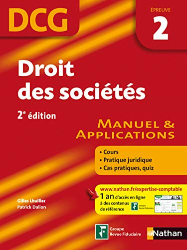 Droit des sociétés, DCG, épreuve 2
