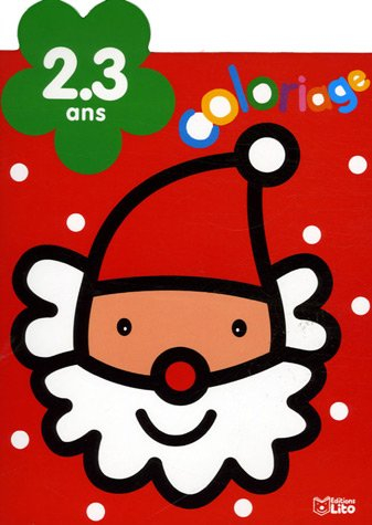 Petite fleur Nöel : coloriage, 2-3 ans