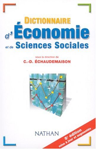 dictionnaire d'économie et de sciences sociales
