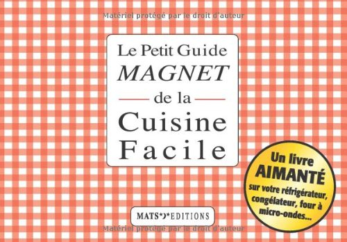 Petit guide magnet de la cuisine facile