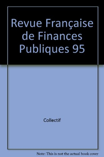 revue française de finances publiques 95