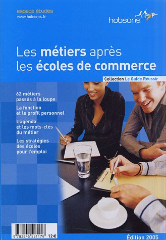 Les métiers après les écoles de commerce