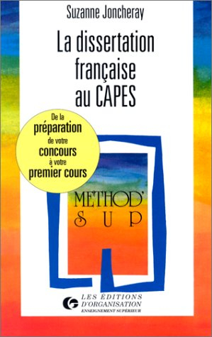 La dissertation française au CAPES