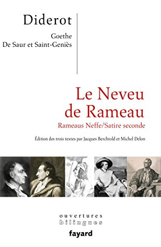 Le neveu de Rameau. Rameaus Neffe. Satire seconde