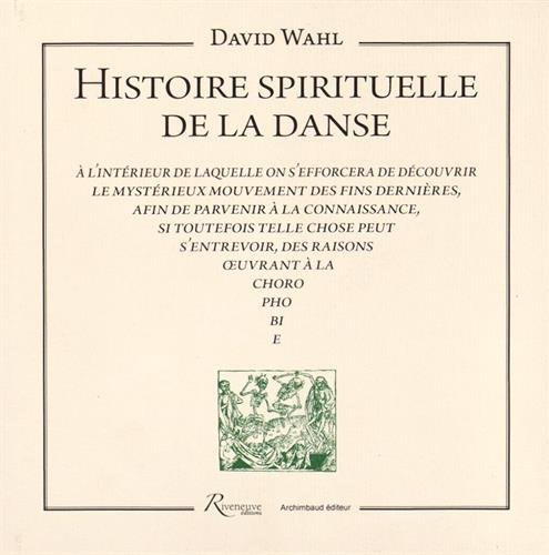 Histoire spirituelle de la danse