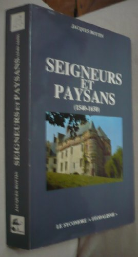 seigneurs et paysans dans l'ouest du pays de caux : 1540-1650