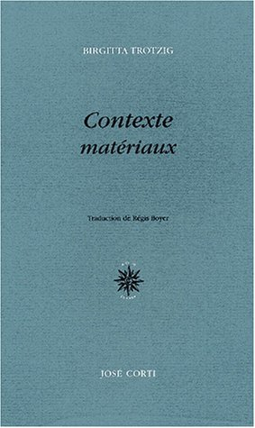 Contexte : matériaux