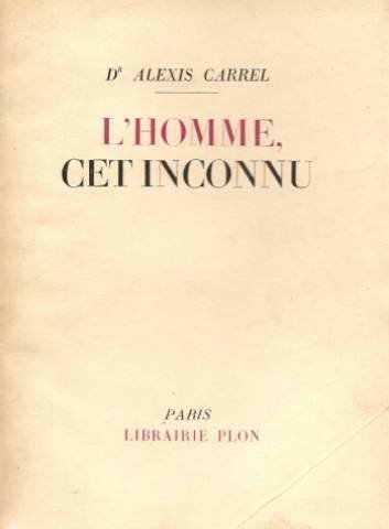 l'homme cet inconnu
