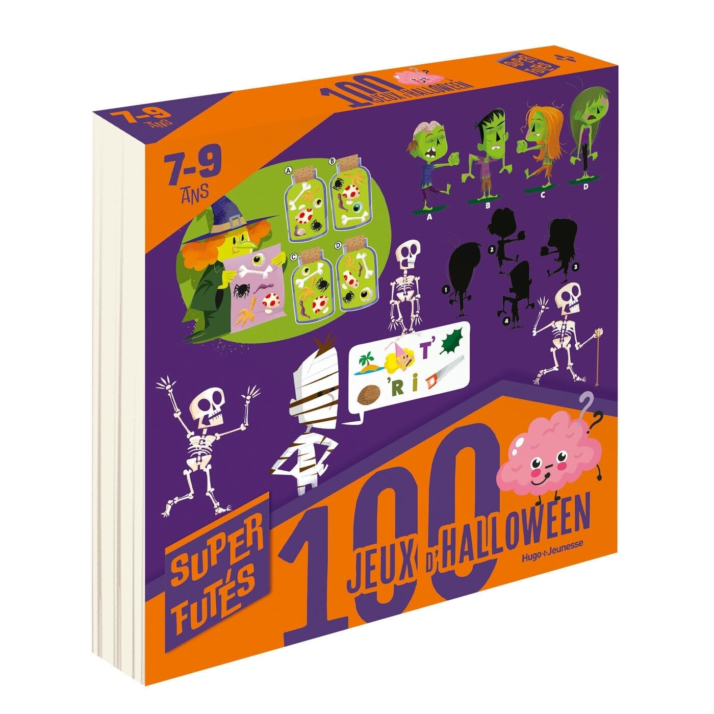 100 jeux d'Halloween : 7-9 ans