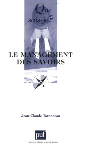 Le management des savoirs