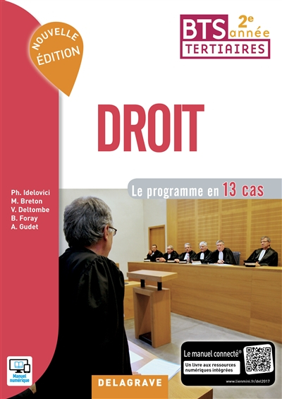 Droit, BTS tertiaires 2e année : le programme en 13 cas