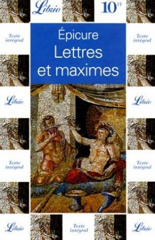 lettres et maximes