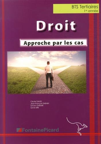 Droit, BTS tertiaires 1re année : approche par les cas