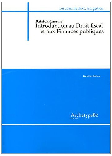 Introduction au droit fiscal et aux finances publiques : 2013-2014