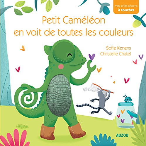 Petit caméléon en voit de toutes les couleurs