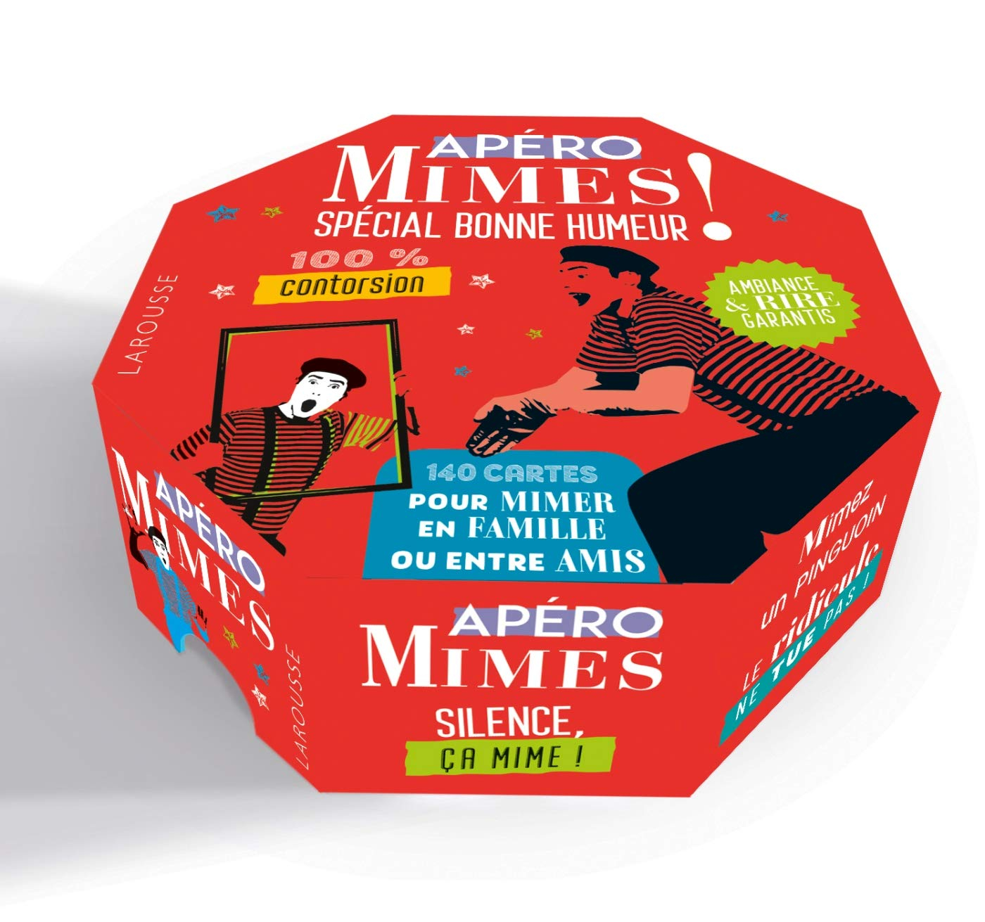 Apéro mimes : 140 cartes pour mimer en famille ou entre amis : spécial bonne humeur !