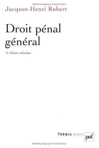 Droit pénal général