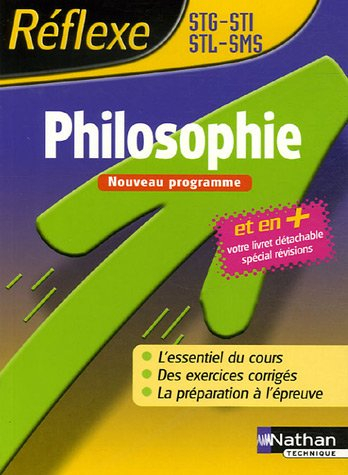 Philosophie STG, STI, STL, SMS : nouveau programme