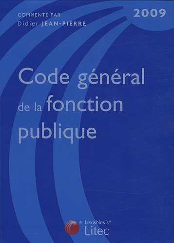 Code général de la fonction publique 2009