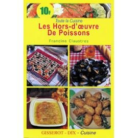 Les hors-d'oeuvre de poissons