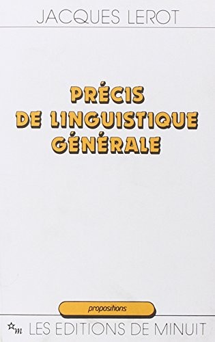 Précis de linguistique générale