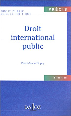 droit international public, 6e édition