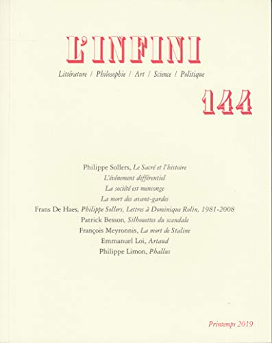 Infini (L'), n° 144