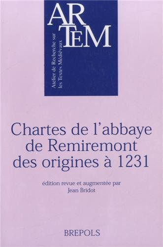 Chartes de l'abbaye de Remiremont des origines à 1231